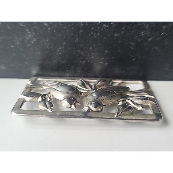 925 Sterling Silver Norseland By Coro Bird Brooch Vintage - Picture 7 of 11